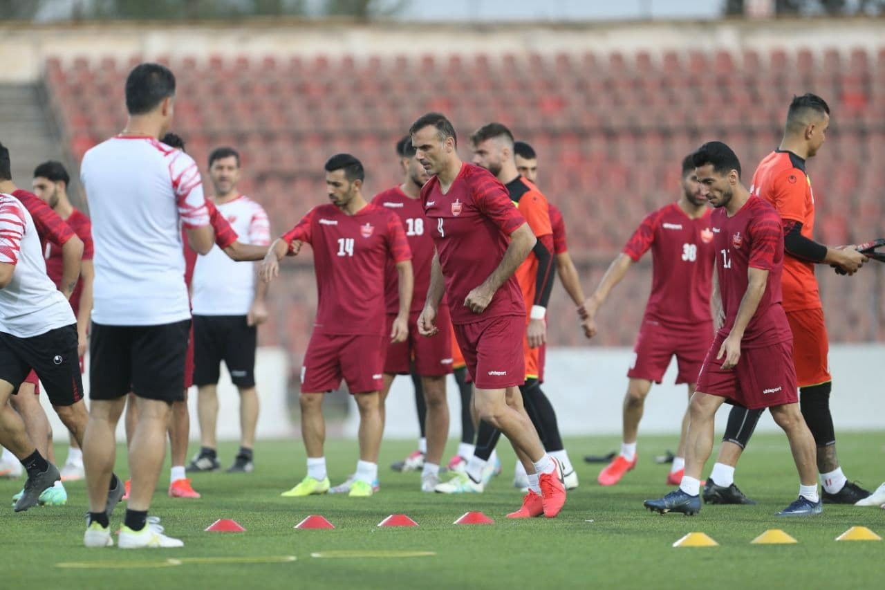 اولین تمرین پرسپولیس در تاجیکستان برگزار شد +تصاویر