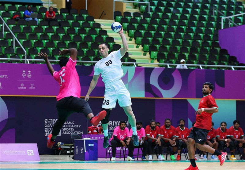 بازی‌های کشورهای اسلامی| برد آسان تیم هندبال مردان ایران مقابل مالدیو