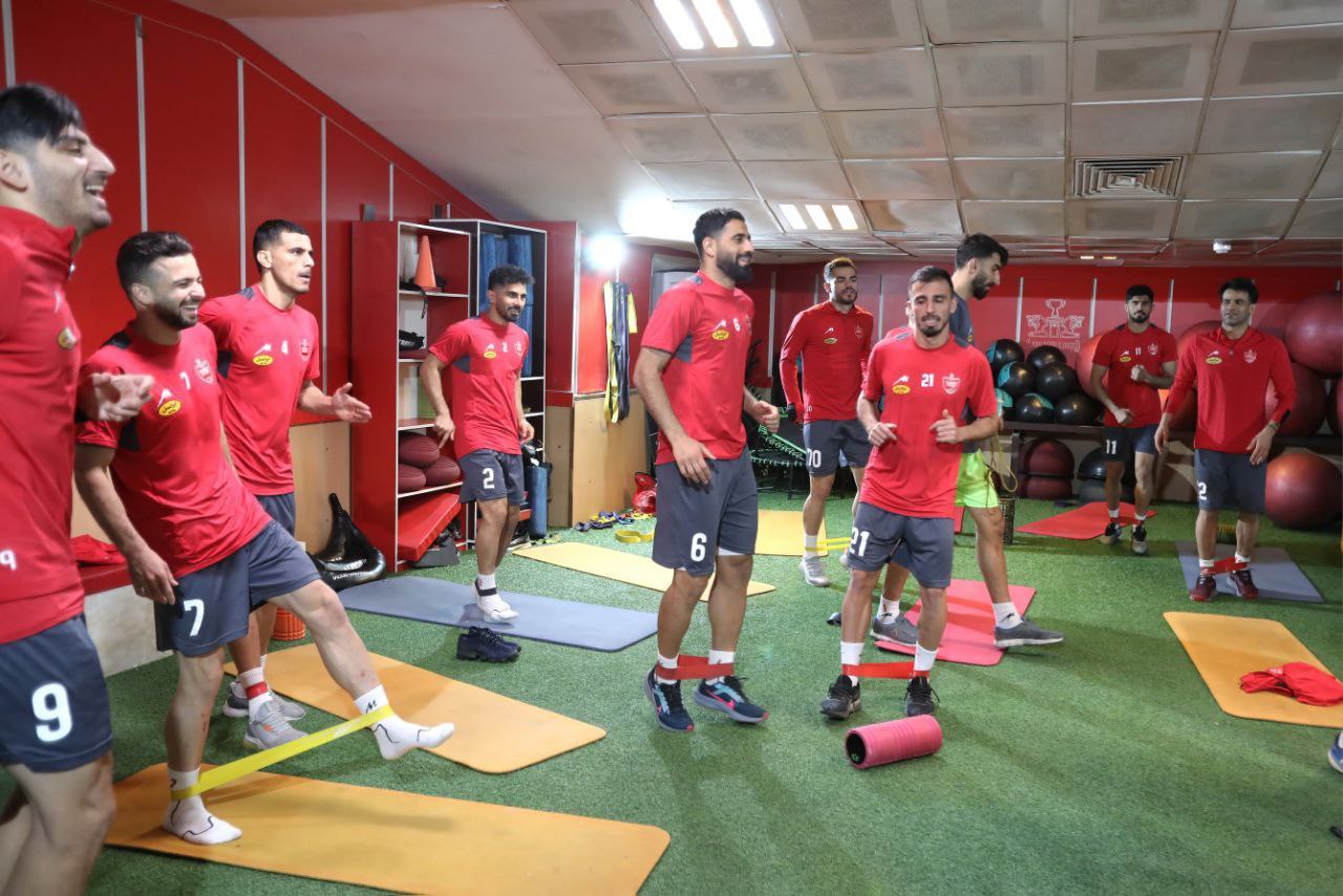 بدنسازی در برنامه یکشنبه پرسپولیس +تصاویر