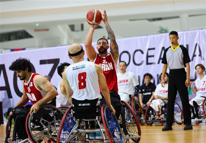 بسکتبال با ویلچر قهرمانی آسیا| صعود تیم مردان ایران به نیمه‌نهایی