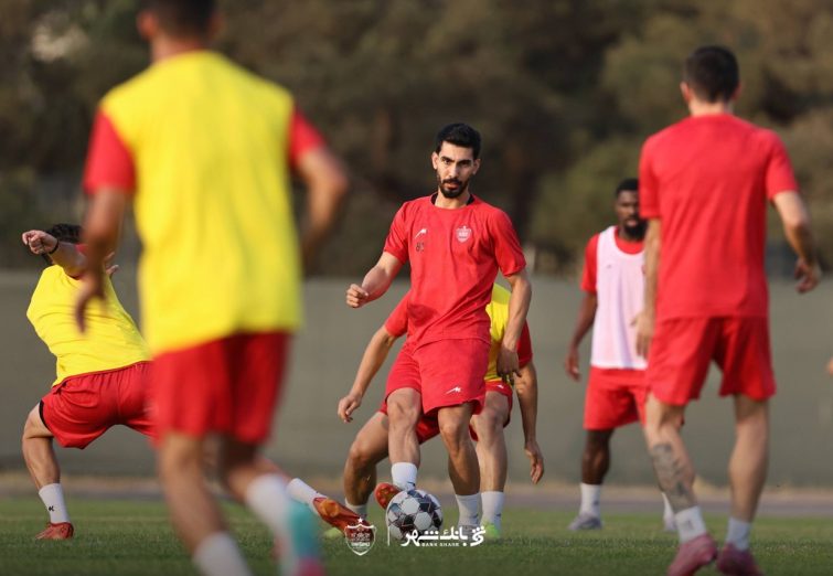 تمرین ماقبل پایانی پرسپولیس پیش از دیدار با فجرسپاسی +تصاویر