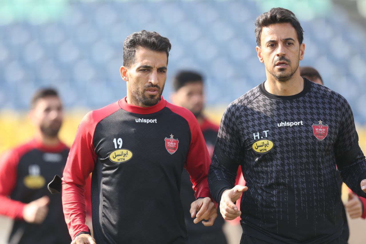 تمرین و ریکاوری پرسپولیسی‌ها پس از بازگشت از اهواز +تصاویر