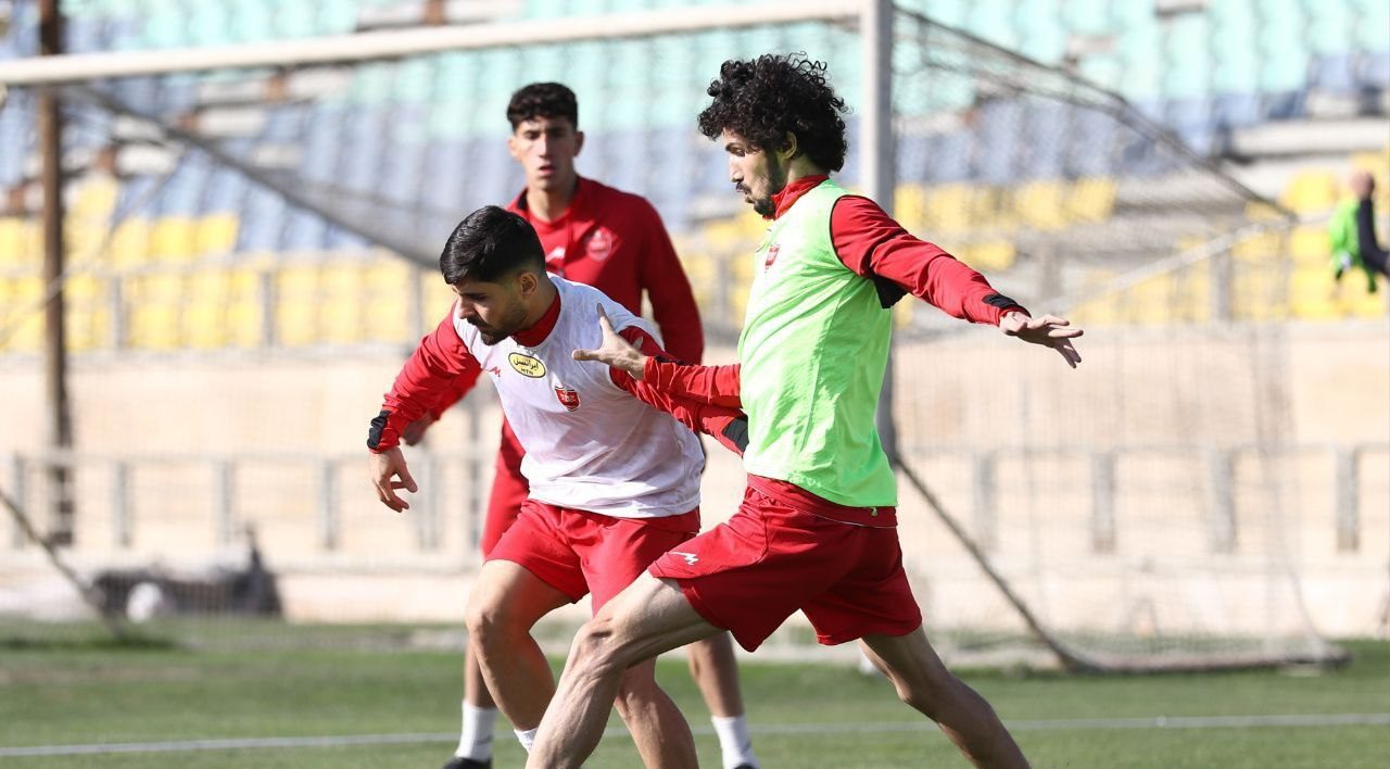 تمرین پرسپولیس پس از دربی در دو گروه برگزار شد +تصاویر
