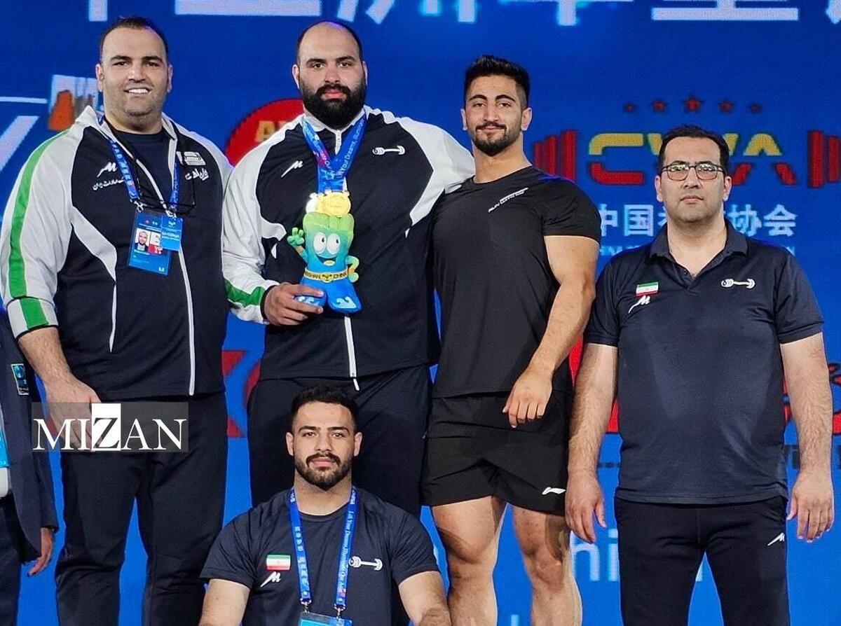تیم ملی وزنه‌برداری ایران نایب قهرمان آسیا شد