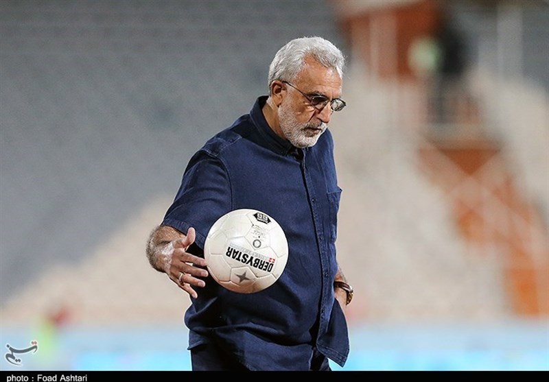 حضور حسین فرکی در تمرین امروز پرسپولیس