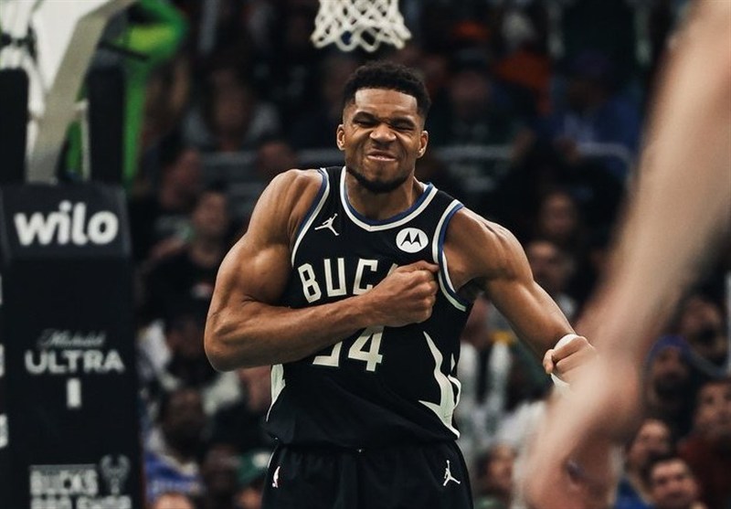 دانک‌های ستاره یونانی تیم بسکتبال میلواکی مقابل شیکاگو