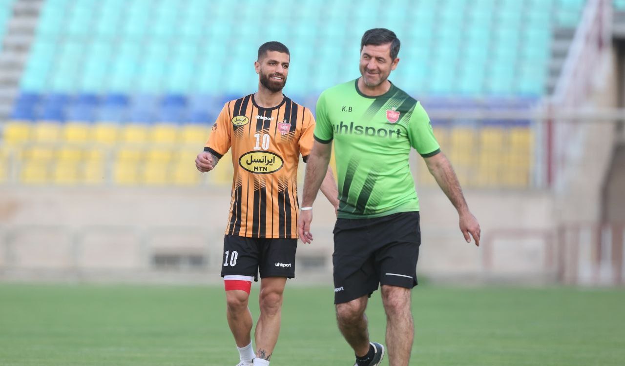 روحیه بالای سرخپوشان در تمرین روز جمعه پرسپولیس +تصاویر