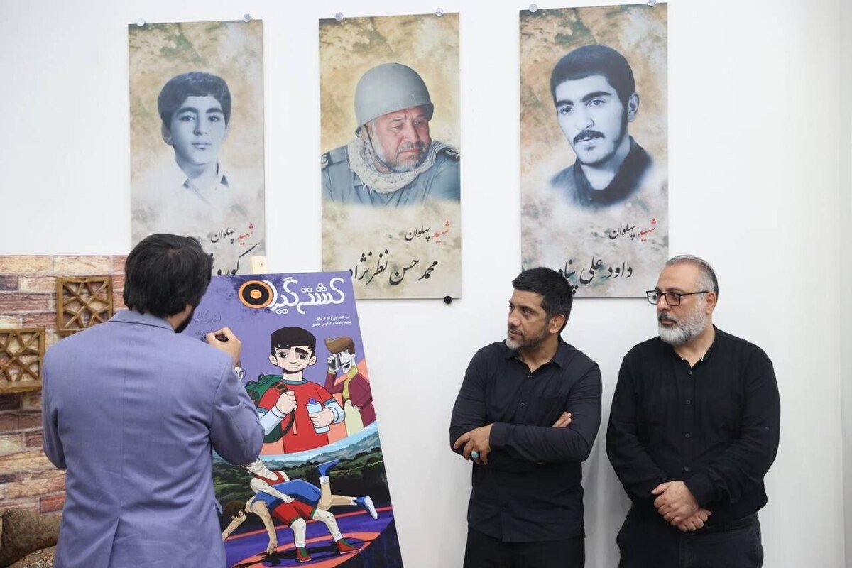 رونمایی از انیمیشن “کشتی‌گیران” در فدراسیون کشتی