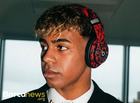 رونمایی لامین یامال از مدل موی جدیدش برای اولین بازی در نیوکمپ جدید! +عکس