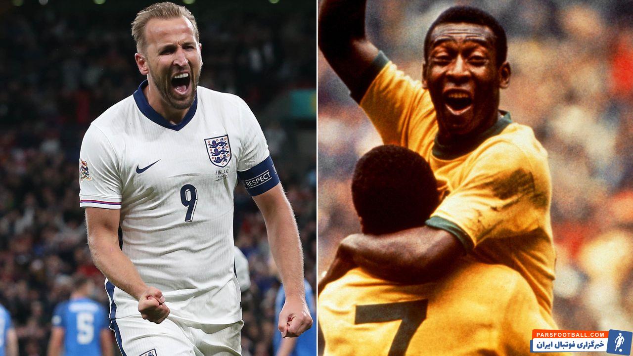 عبور شاهزاده انگلیسی از پله ؛ خیز هری کین برای رسیدن به نیمار