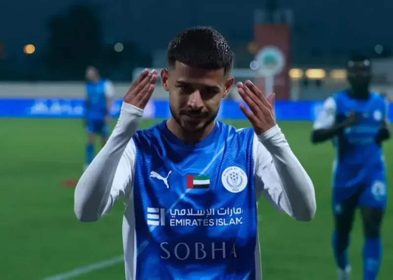 قایدی روی پوستر بازی النصر برابر الشارجه + عکس