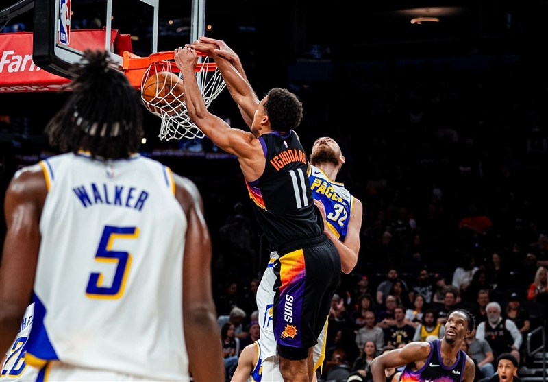 لیگ NBA| شکست سنگین پیسرز در فینیکس/رکورد تاریخی جانسون در NBA