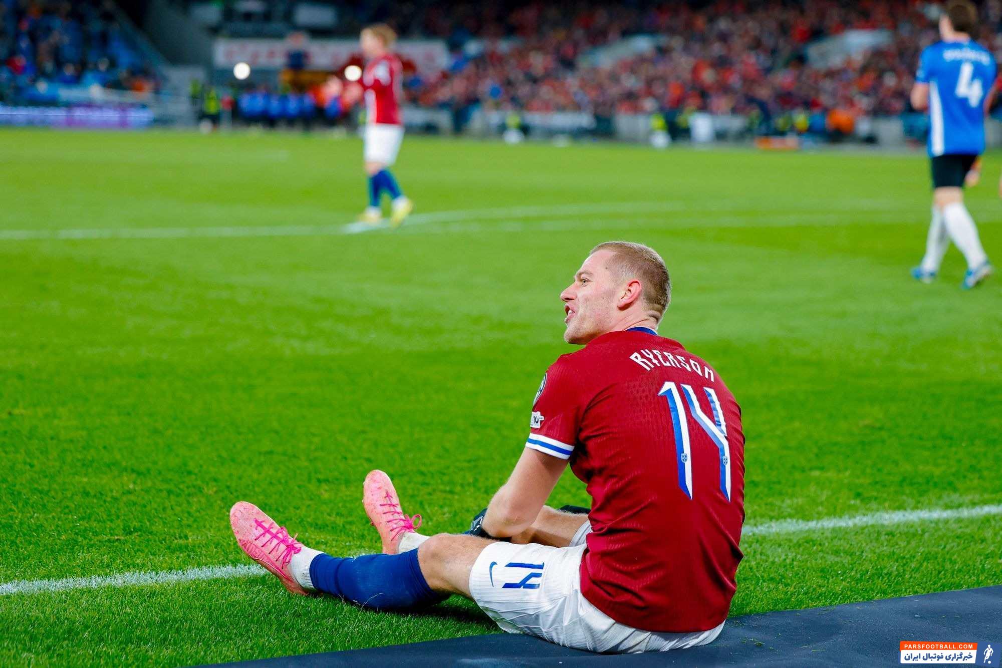 مدل موی عجیب ستاره نروژ در دیدار با ایتالیا + عکس