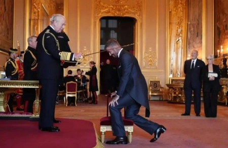 نشان شوالیه برای اسطوره خوشتیپ: سر دیوید بکام!