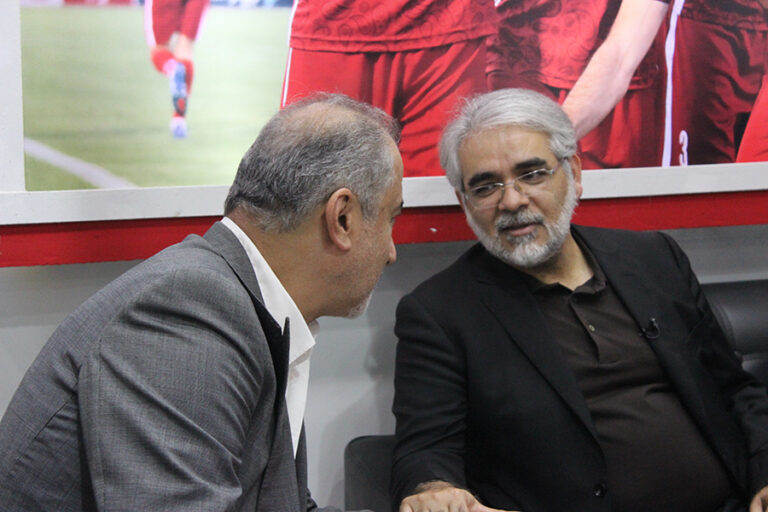 نشست قربان‌زاده با درویش در باشگاه پرسپولیس