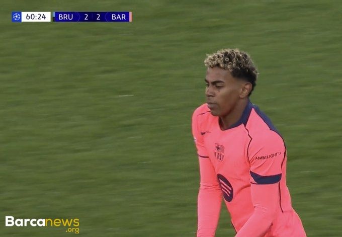 ویدیو: گل دیدنی لامین یامال به کلوب بروژ بعد از نابودی مدافعان!