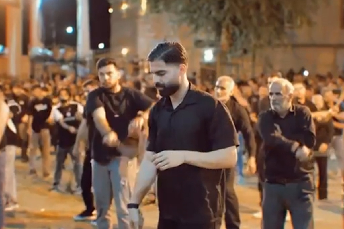 ویدیوی عزاداری یاسین سلمانی در شب عاشورا