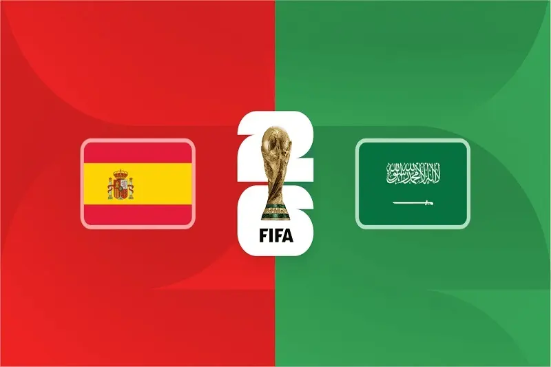 پخش زنده بازی اسپانیا و عربستان امروز ۳۱ خرداد ۱۴۰۵ | جام جهانی ۲۰۲۶