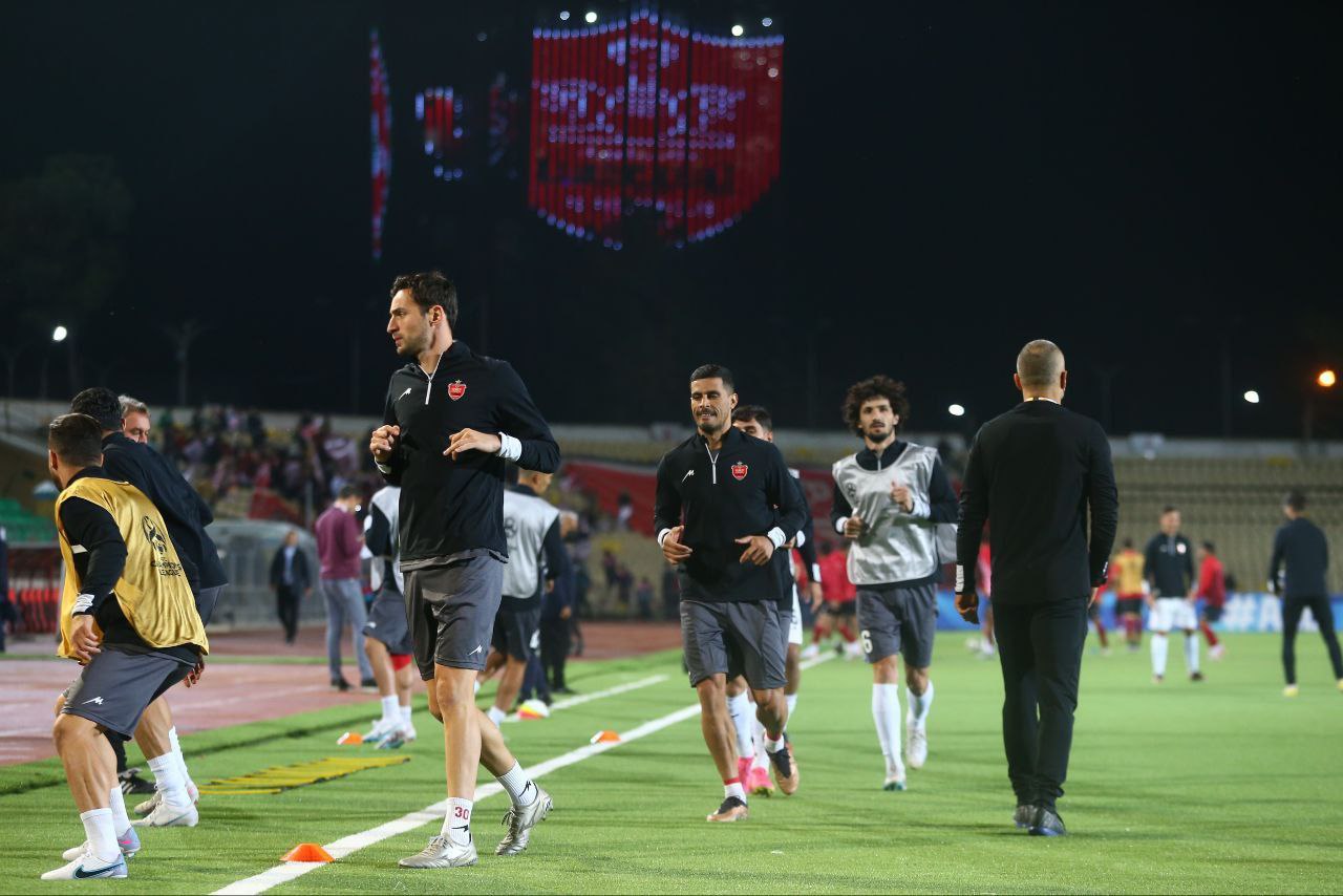 پرسپولیس بعد از بازی، تمرین کرد