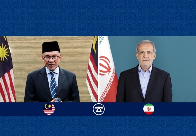 پزشکیان به انور ابراهیم: کشورهای اسلامی مانع ادامه جنایات در غزه شوند