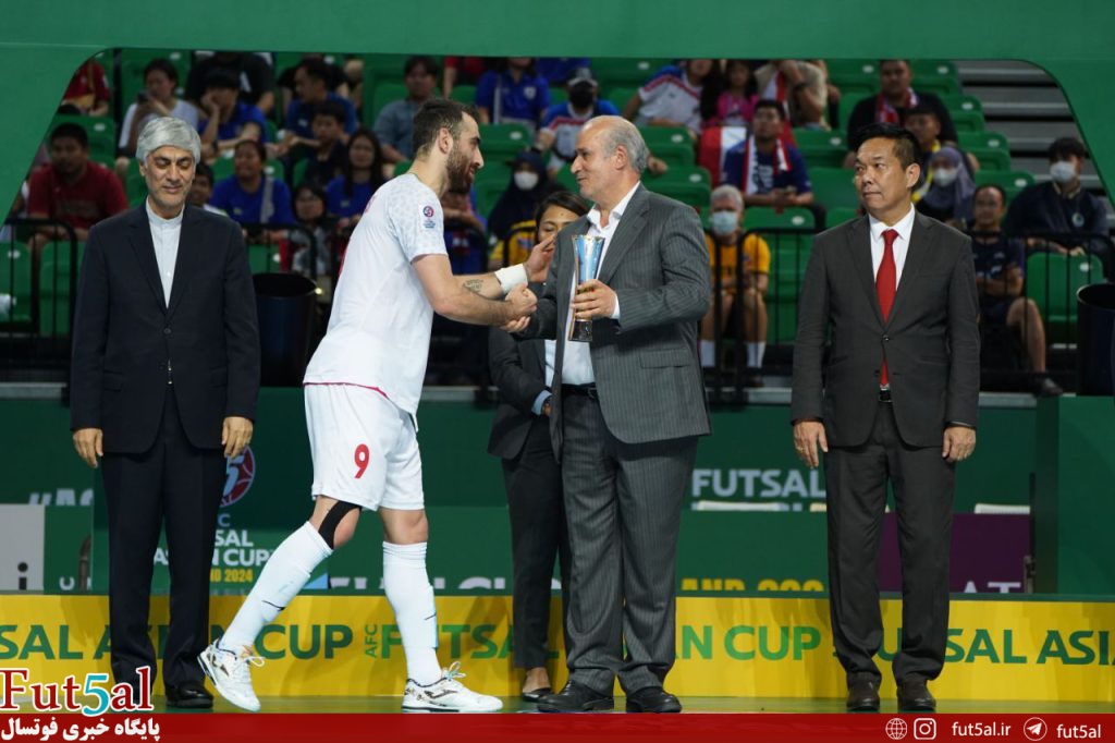 پیام تبریک رئیس فدراسیون پس از قهرمانی مقتدرانه تیم‌ملی فوتسال ایران
