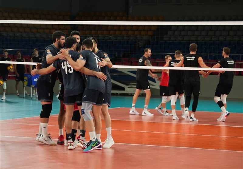 پیروزی تیم ملی والیبال ایران مقابل آلمان