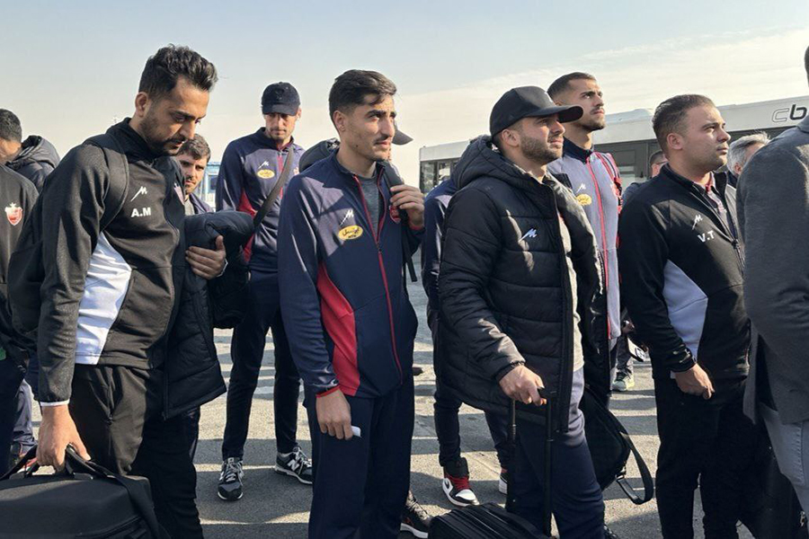 کاروان پرسپولیس در اهواز مستقر شد کاروان پرسپولیس در اهواز مستقر شد