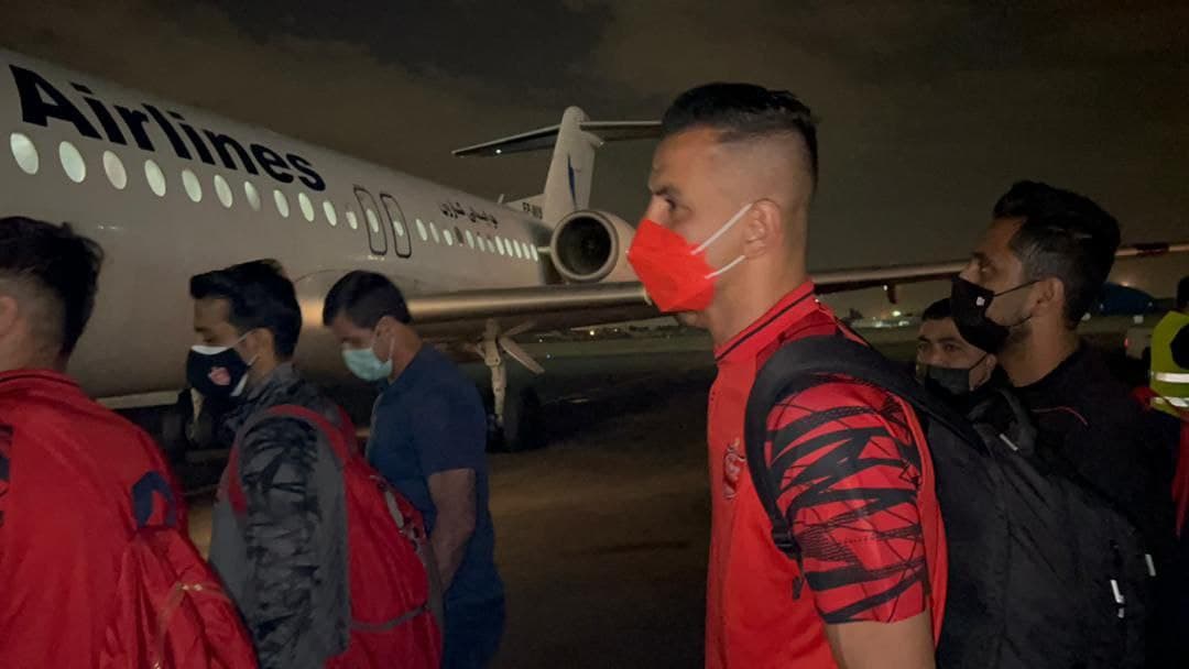 کاروان پرسپولیس راهی اهواز شد +تصاویر