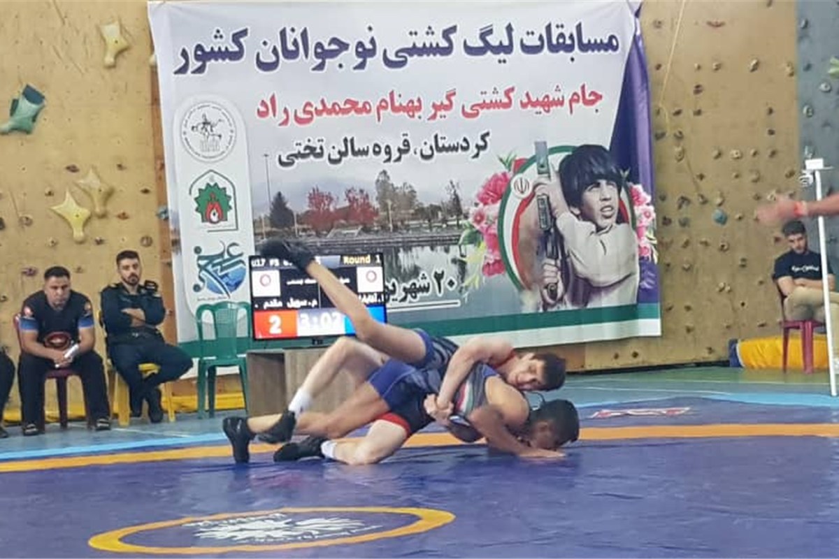 کشتی نوجوانان | نتایج مسابقات ۴ گروه آزاد و فرنگی مشخص شد