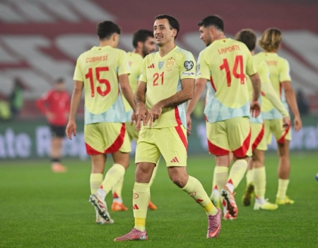 گرجستان ۰-۴ اسپانیا؛ لاروخا در یک قدمی جام جهانی