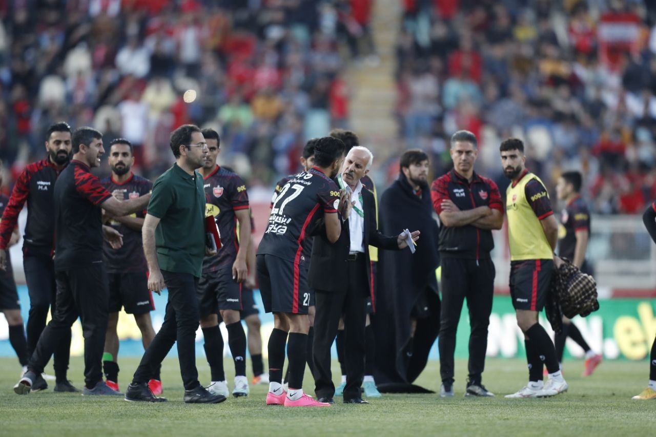 گزارش بازی پرسپولیس و تراکتور به سازمان لیگ ارسال شد