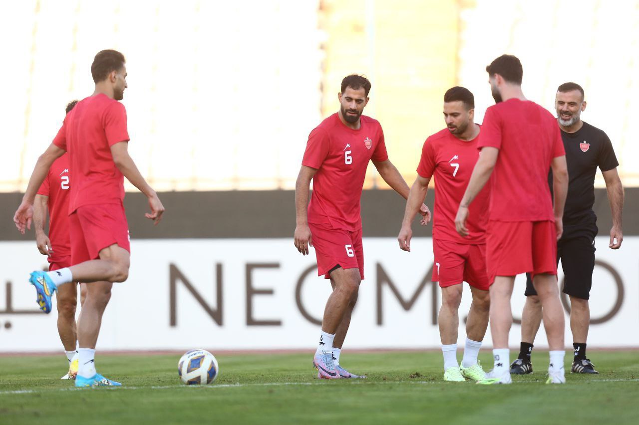 گزارش تصویری: آخرین تمرین پرسپولیس پیش از دیدار با النصر