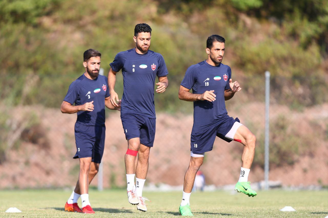 گزارش تمرین نوبت عصر پرسپولیس +تصاویر