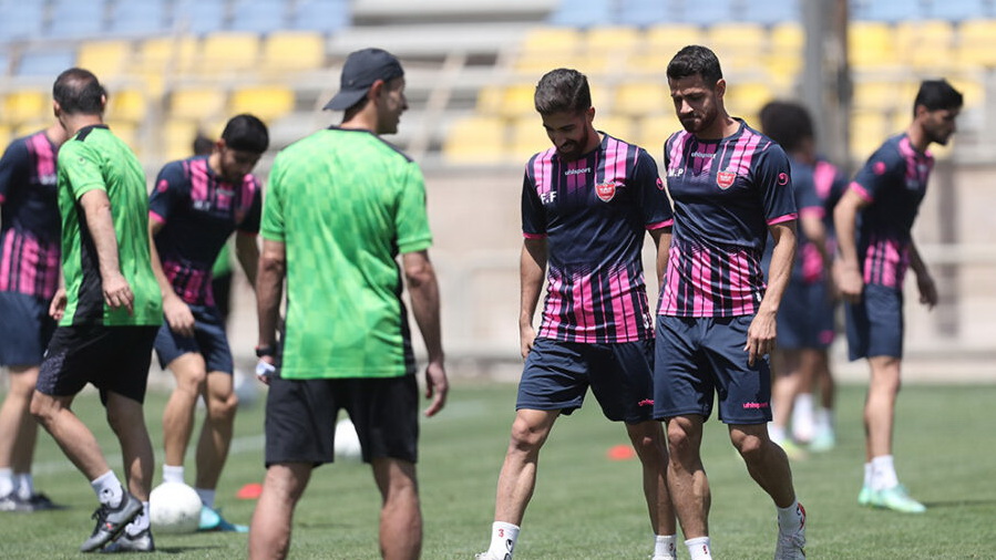 ۶+۱ غایب در تمرین پرسپولیس